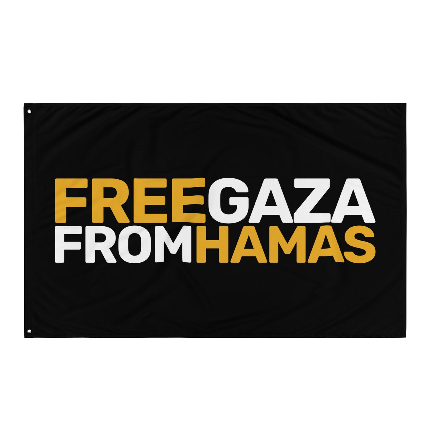 #FreeGazaFromHamas Rally Flag