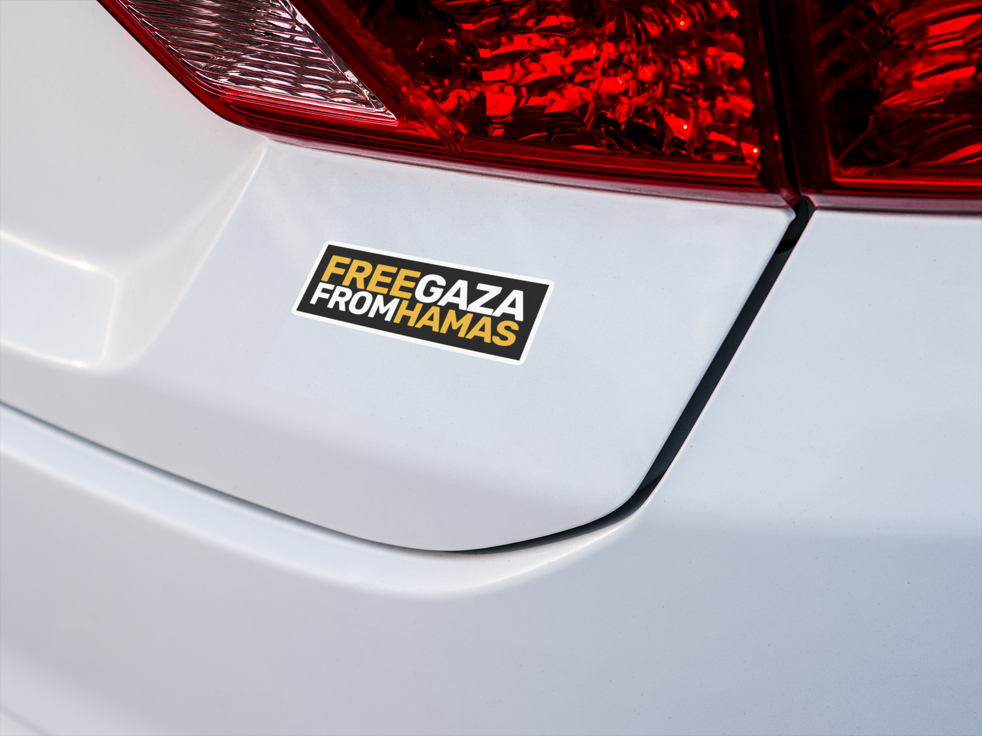 #FreeGazaFromHamas Solidarity Sticker